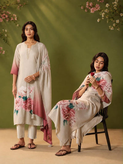 Blush Garden Floral Suit Set